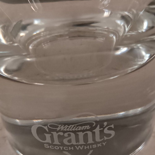 Set of 3 Grant's whiskey promotional glasses like new