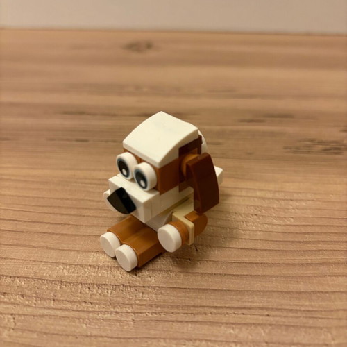 Lego promotional set with baby puppy like new