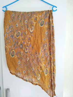 Scarf used with pattern