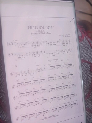 Prelude No 4 Villa Lobos new