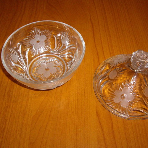Crystal fondant dish from 1970 like new