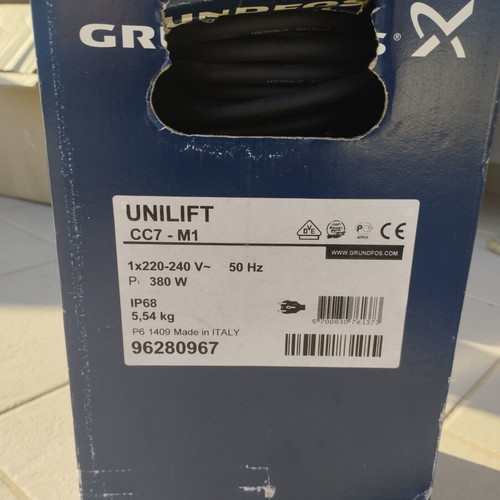 Grundfos Unilift CC7-M1 Submersible Pump 380W 220V New