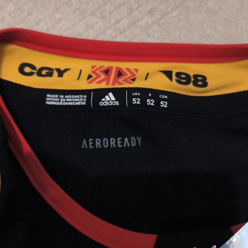 Αυθεντική φανέλα Adidas Calgary Flames Reverse Retro καινούργια με λογότυπο Blasty
