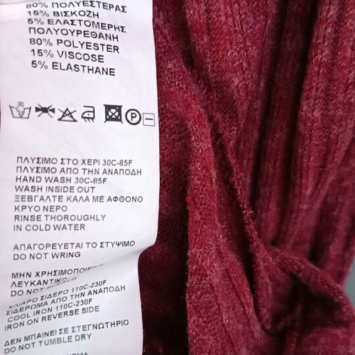 Toi-Moi Mini Dress Burgundy like new, elastic winter