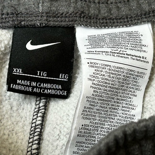 Nike Sportswear GX fitted shorts XXL like new, gray