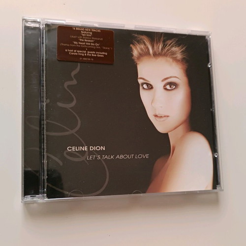 Celine Dion Let's Talk About Love CD like new, authentic & collectible