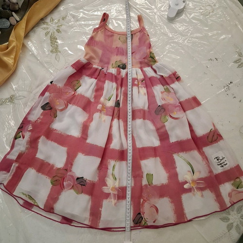 Children's elegant dress with skirt and lining new