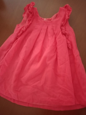 Balloon Frattina Coral Summer Dress for 2-Year-Old Girls new