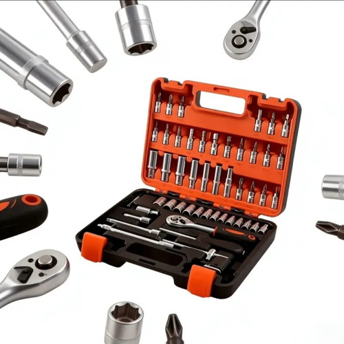 Socket Set 53 Pieces New with Bits and Extensions