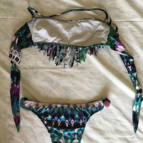Swimming suit with removable string top, size S