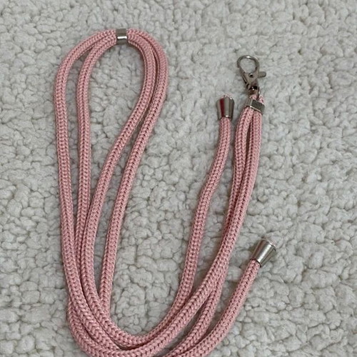Lanyard for Cards and Mobile in Pink Like New