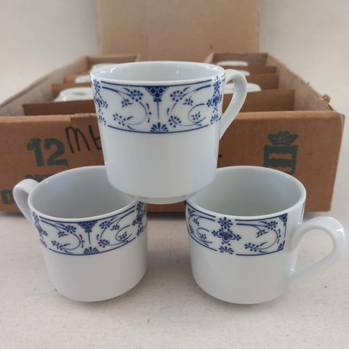 Ionia Ceramic Coffee Cups Set of 12 like new