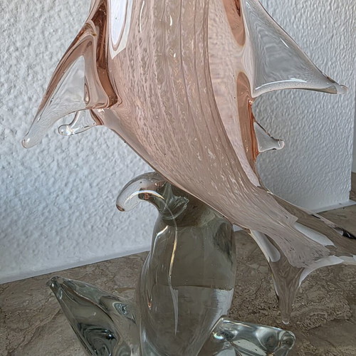 Murano glass dolphin like new