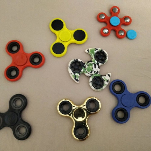 Spinner collection used, 8 large and 2 small, various colors