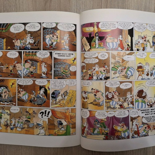 Asterix comic set 3 books like new, English