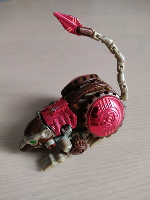 Beast Wars Ratrap figure used, mouse form