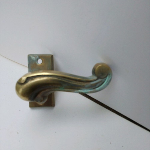Bronze window handle used, good condition