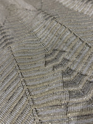 Missoni πλεκτό φόρεμα σε χρυσαφί, μέγεθος S / 36 / 8