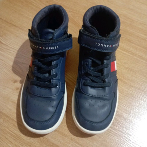 Tommy Hilfiger Boys' Athletic Boots used, size 34 blue