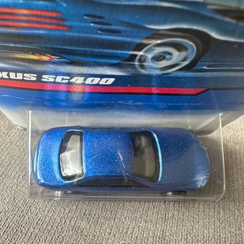 Hot Wheels Lexus SC400 2000 model new, blue