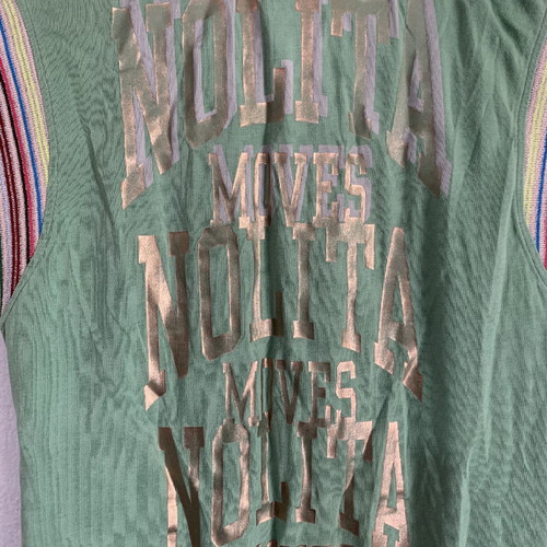 Nolita sleeveless jacket small with beautiful colors