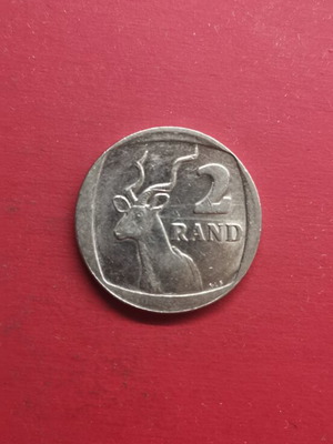 South Africa 2 Rand Coin 1989 like new