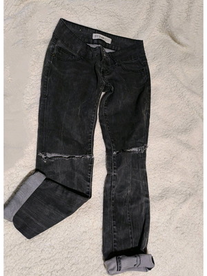 Skinny jeans black, like new, size M/38/10, low waist