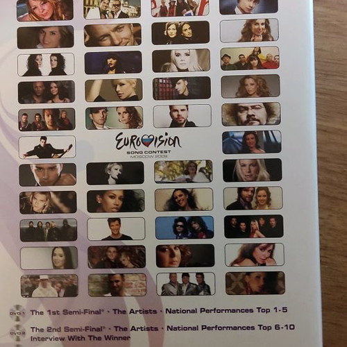 Eurovision Song Contest 2009 Moscow new official DVD