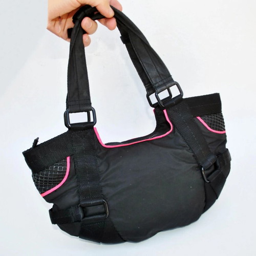 Diesel Vintage Shoulder Bag used, black with pink details Y2K