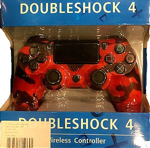 Doubleshock 4 Ασύρματο Gamepad/Controller για PS4 Camouflage Red