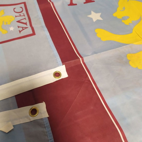 Aston Villa large flag used 0.90 m x 1.50 m