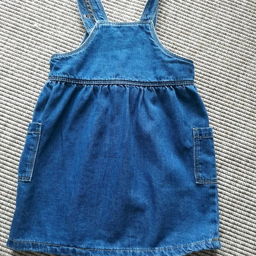 white christmas dresses The Bonnie Mob Indigo Terry Dress with Pockets Denim Tee Pee Print main image 0
