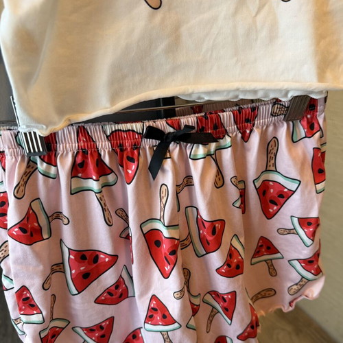 Summer pajamas with watermelon print, XS