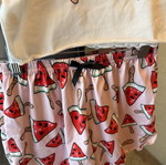 Summer pajamas with watermelon print, XS