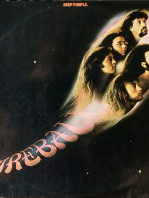 Deep Purple Fireball vinyl used, 1971, hard rock album