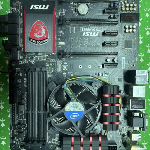 MSI Z97 Gaming 5 motherboard with Intel Pentium G3258 LGA1150 set