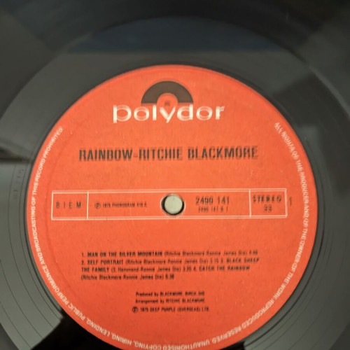 Rainbow Ritchie Blackmore's Rainbow LP used, rock