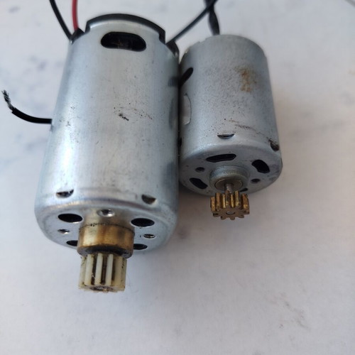 Set of various motors 9, 12, 24 V used