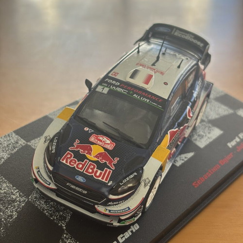 Ford Fiesta WRC Ogier 1/43 model used, missing left mirror