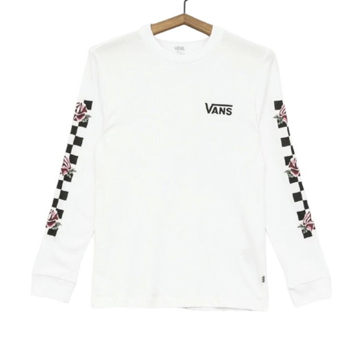 Vans long sleeve blouse like new, white