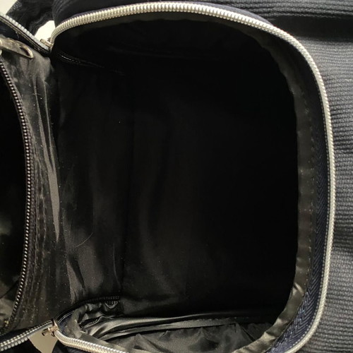 Fabric toiletry bag like new, black, travel organizer
