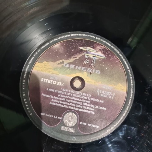 Genesis vinyl used