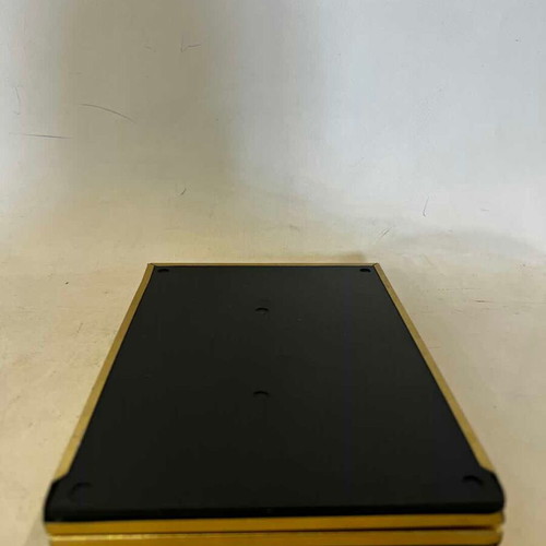 Metal photo frame in gold tone 19x14, used
