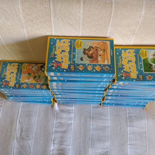 Disney's Magic English collection 29 VHS tapes like new