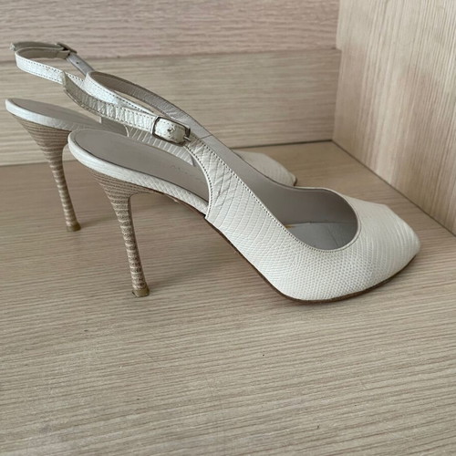 Takis Mallas No 40 leather heels like new