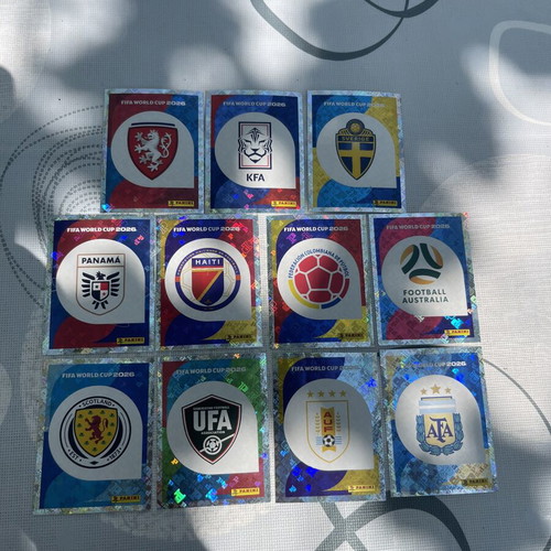 Panini FIFA World Cup 2026 team logo stickers