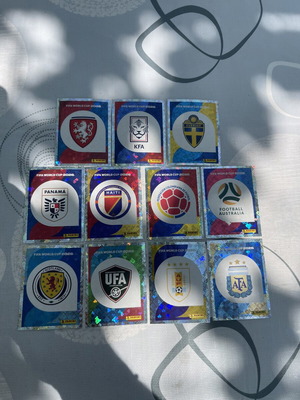 Panini FIFA World Cup 2026 team logo stickers