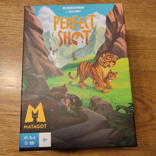Perfect Shot board game like new, Matagot French edition
