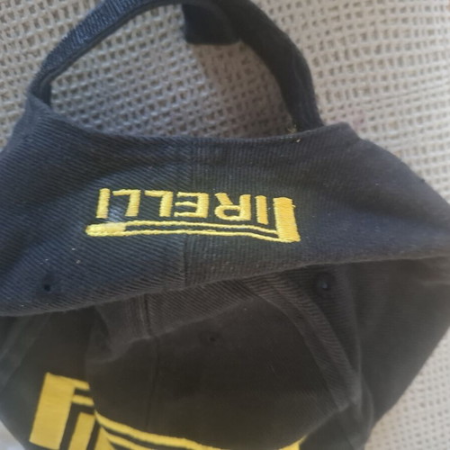 Pirelli Racing Driver Cap Large, like new, black and yellow