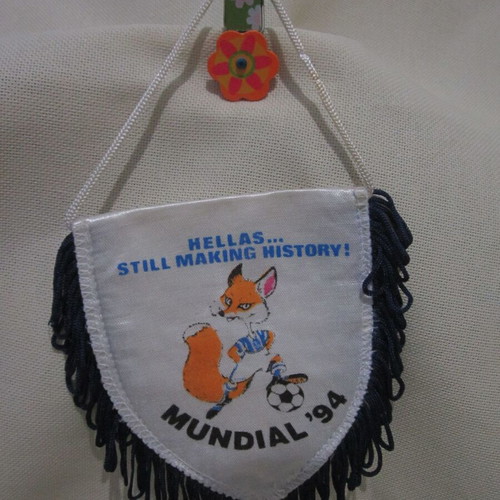 National Team 1994 World Cup Pennant used with mascot Penelope